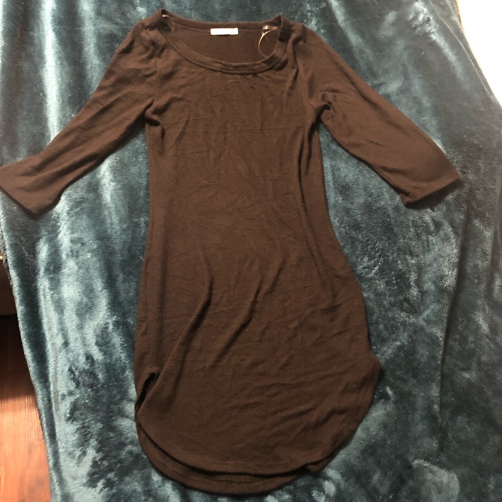 Black mini dress